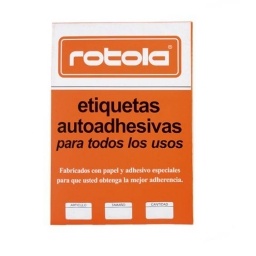 ETIQUETAS ROTOLA A5 MANUALES X30 PLANCHAS