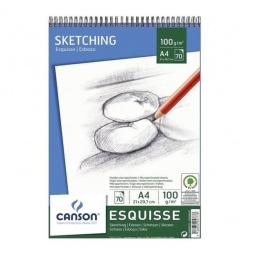 BLOCK DIBUJO CANSON SKETCHING ESQUISSE 100GR. A4