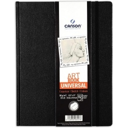 SKETCH BOOK CANSON ART BOOK UNIVERSAL COSIDO 96GR. 21X30CM.
