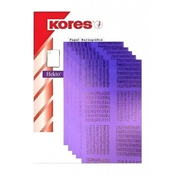 PAPEL CARBONICO HECTOGRAFICO KORES PACK X5