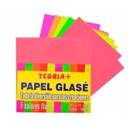 PAPEL GLASE FLUO TEORIA X15H.